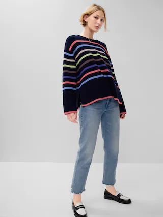 Split-Hem Crewneck Sweater | Gap (CA)