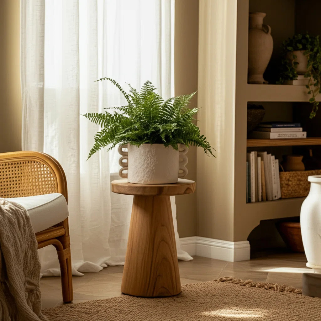 Pottery And Cement Planter With Unique Multi-Loop Handle Design Stylish Contemporary Accent | Wayfair North America