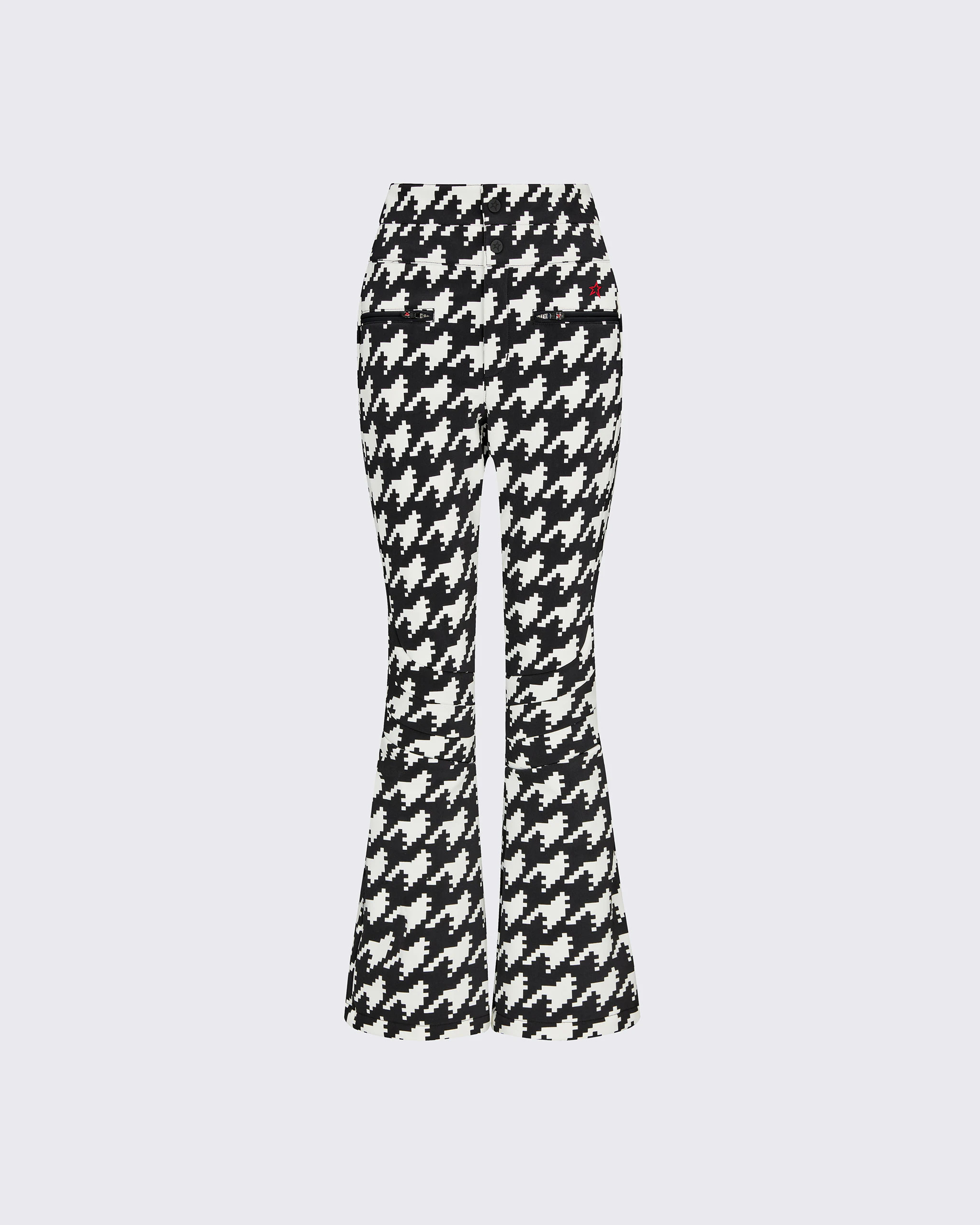 Houndstooth Aurora High Waist Flare Pant | Perfect Moment
