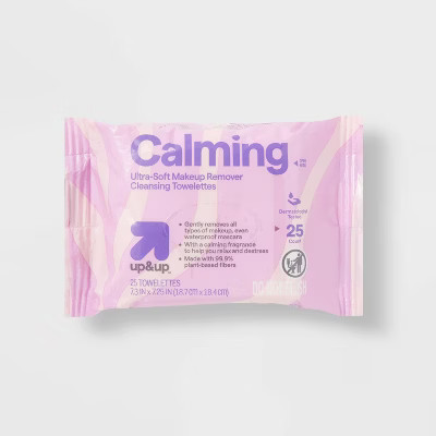Calming Ultra-Soft Makeup Remover Cleansing Towelettes - Scented - 25ct - up&up™ | Target