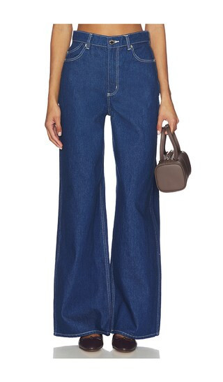 ROLLA'S Relaxed Sailor Long Wide Leg Jeans in Blue. - size 26 | Revolve Clothing (Global)