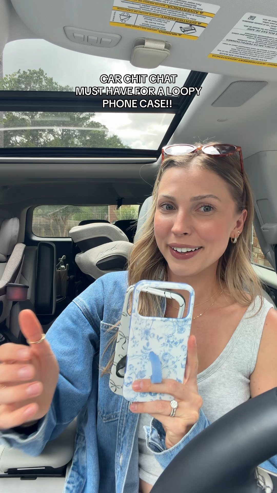 My life hack for using a loopy  phone case in the car!! Code CASUALLYGOLDEN works at loopy!

#LTKmomlife