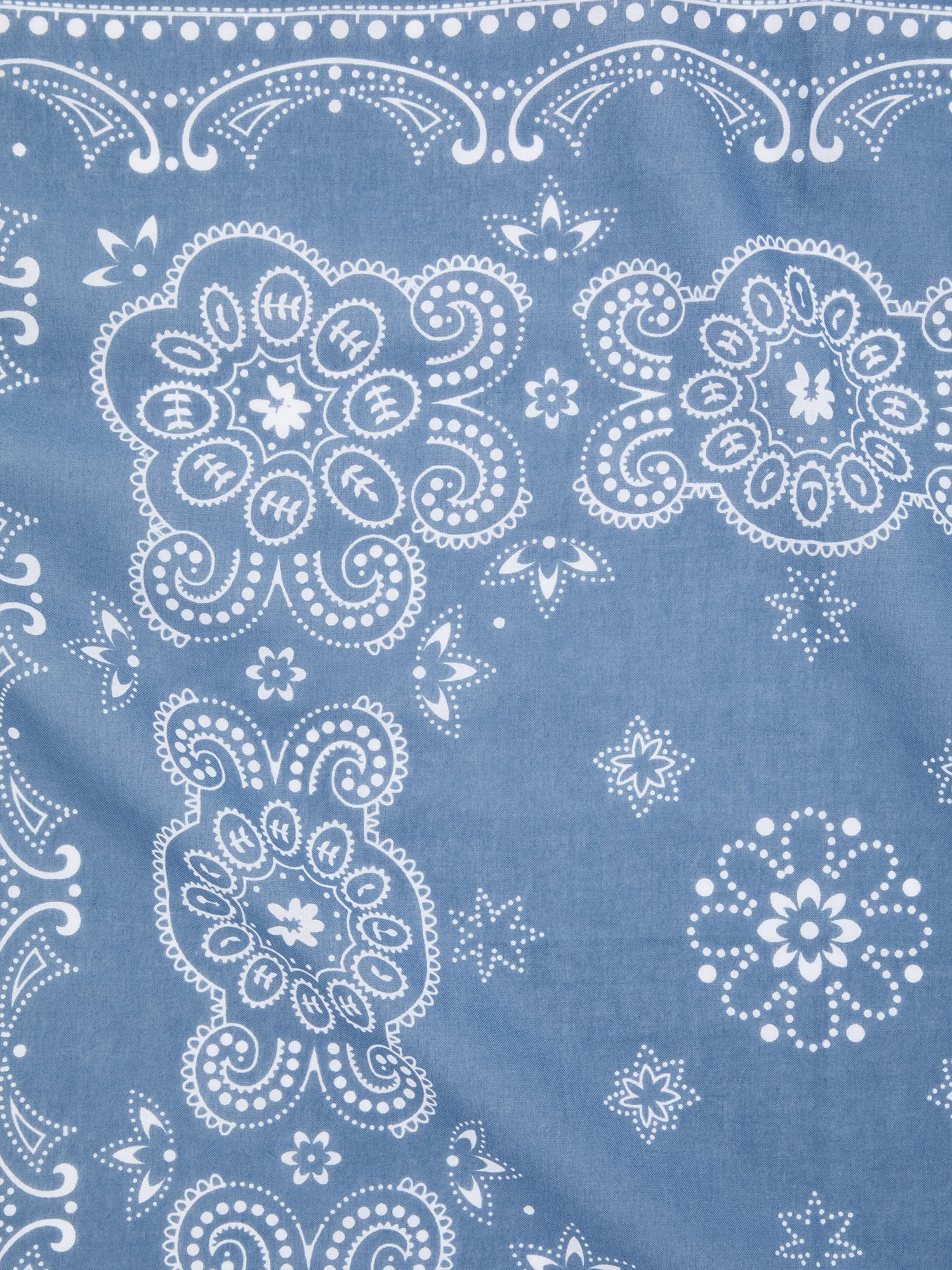 Time and Tru Women's Western Star Bandana Indigo Blue | Walmart (US)