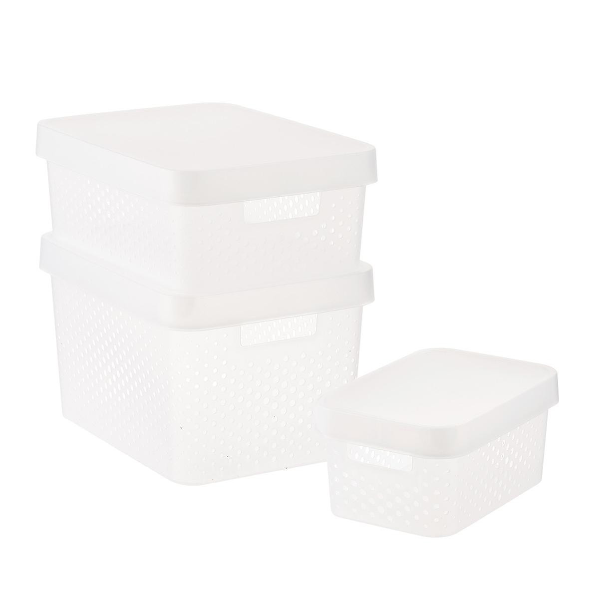 Curver Small Infinity Box w/ Lid Clear | The Container Store