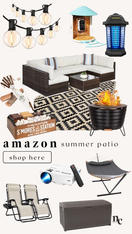 Summer Patio Vibe

Summer time, camp fire, outdoor movie, s’mores, family time, outdoor space 

#LTKParties #LTKSaleAlert #LTKSeasonal