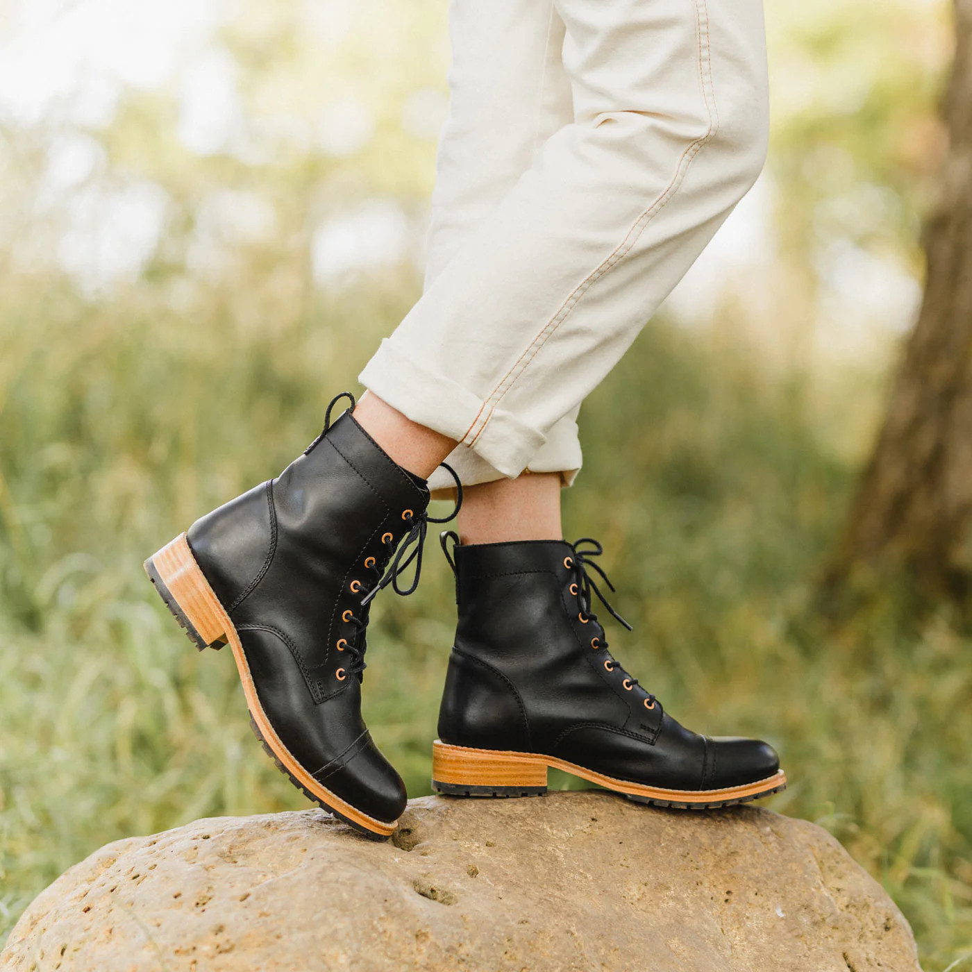 'Almost Perfect' Women's Lace-up Boot | Portland Leather Goods (US)