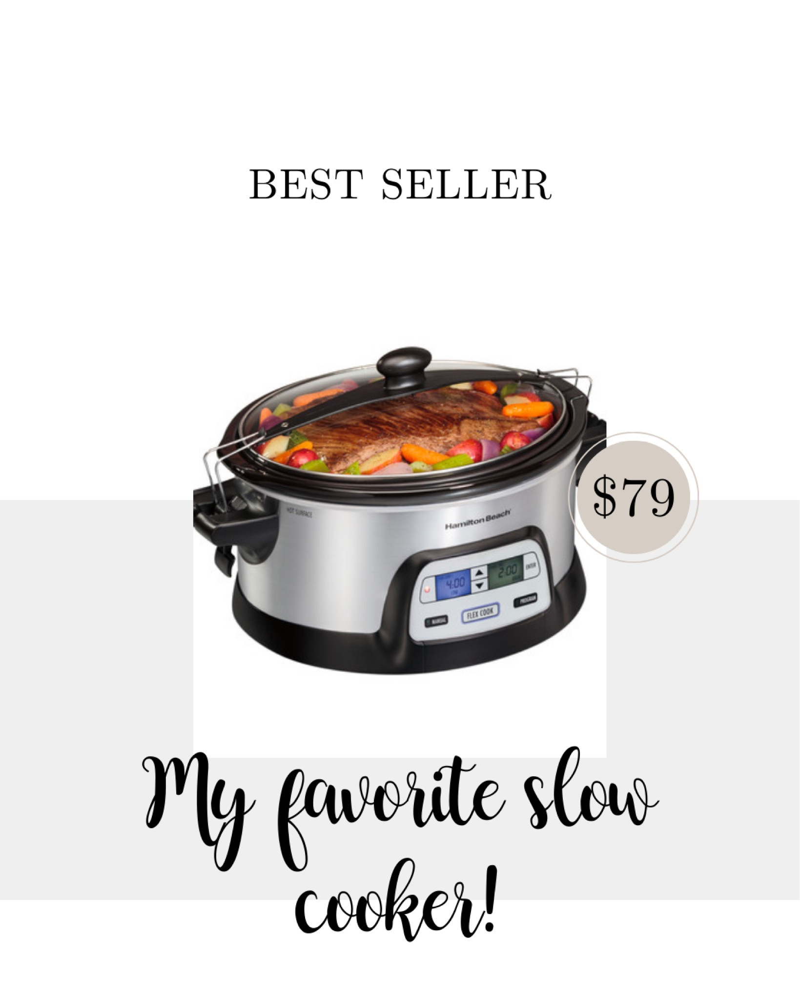 I have used this Hamilton Beach slow cooker for 4 years now and just ordered another one. I love it so much!

#LTKfindsunder100 #LTKGiftGuide #LTKhome