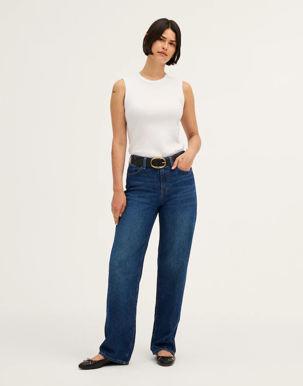The Curvy Perfect Vintage Wide-Leg Jean | Madewell