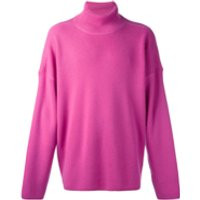 Ami Alexandre Mattiussi oversized turtleneck sweater - Pink | Farfetch EU