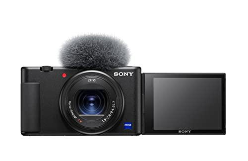Sony Vlog camera ZV-1 | Digital Camera (Vari-angle Screen for Vlogging, 4K Video) ZV1BC- Black | Amazon (UK)