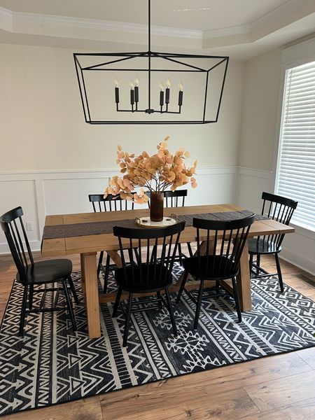 So excited to see my farmhouse living room coming together! The table is from World Market and the chairs are from FB marketplace. Linking similar. 

Rustic, dining room table, world market, black and white, seasonal table 

#LTKfamily #LTKstyletip #LTKhome