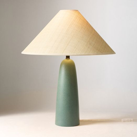 Louis Table Lamp (13"–23") - Raffia | West Elm (US)