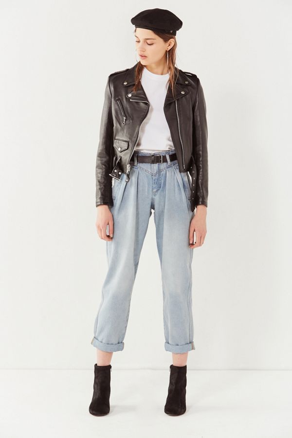 BDG Cruise Pleated Pegged Tapered Jean | Urban Outfitters US