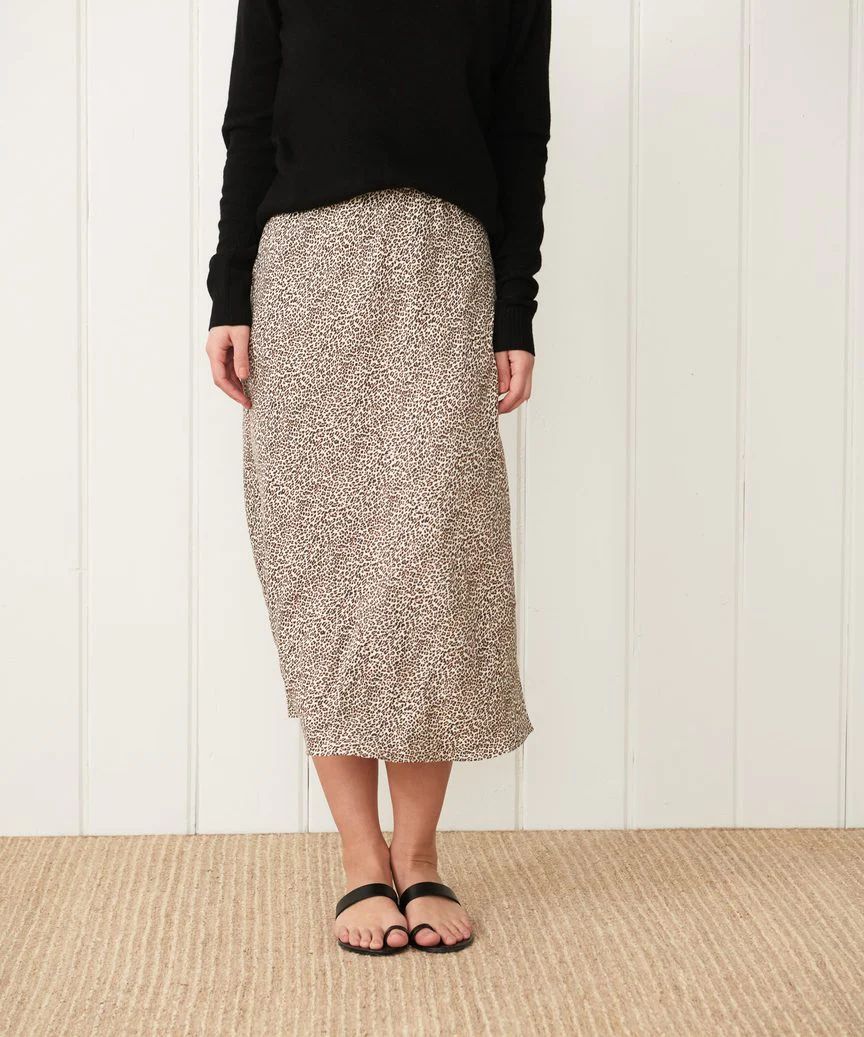 Leopard Slip Skirt | Jenni Kayne