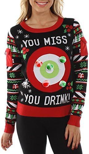 Tipsy Elves Fun Interactive Ugly Christmas Sweaters for Women with Fun Games and Surprises for Wi... | Amazon (US)