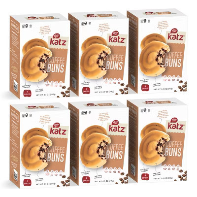 Katz Gluten Free Coffee Buns - 6 Pack | Target