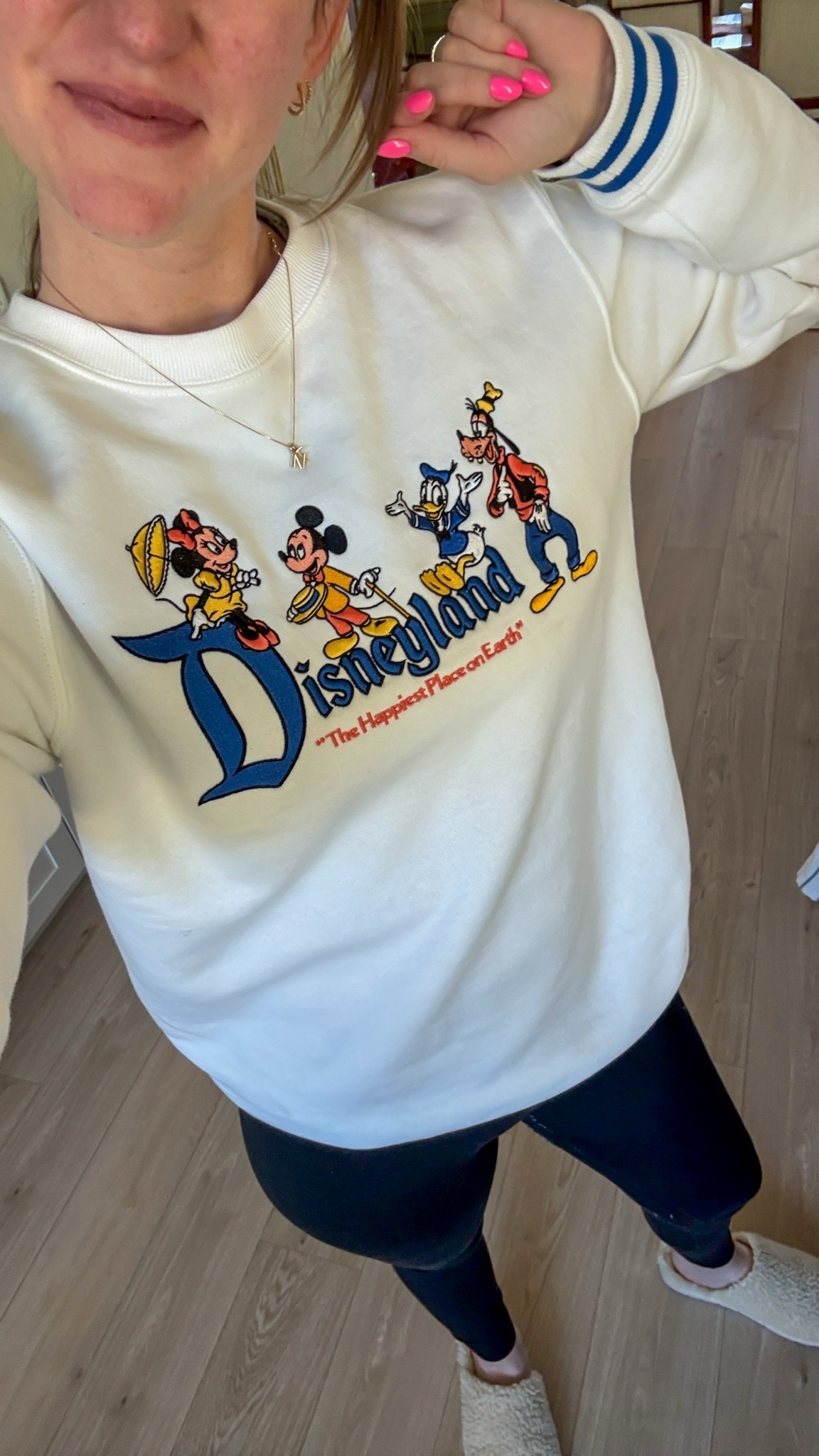 One of the BEST Disneyland sweatshirts I’ve ever seen! From the Vault collection to celebrate Disneyland’s 70th and FULLY embroidered 🙌🏼 they also still have ALL sizes online (def didn’t at the parks!) AND it’s on SALE!! Say less! (I found it ran a bit big so I sized down)

#LTKmomlife #LTKTravel #LTKootd