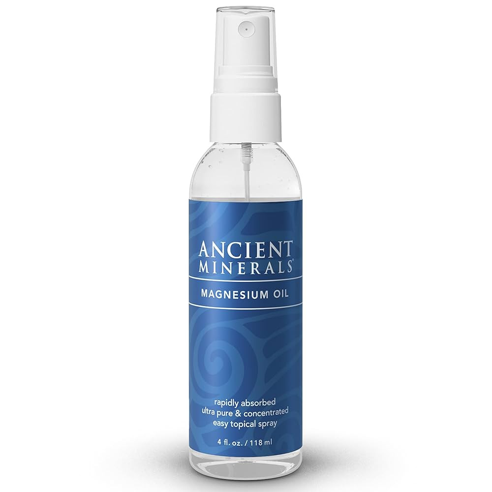 Ancient Minerals Magnesium Oil Spray Bottle of Pure Genuine Zechstein Magnesium Chloride - Topica... | Amazon (US)