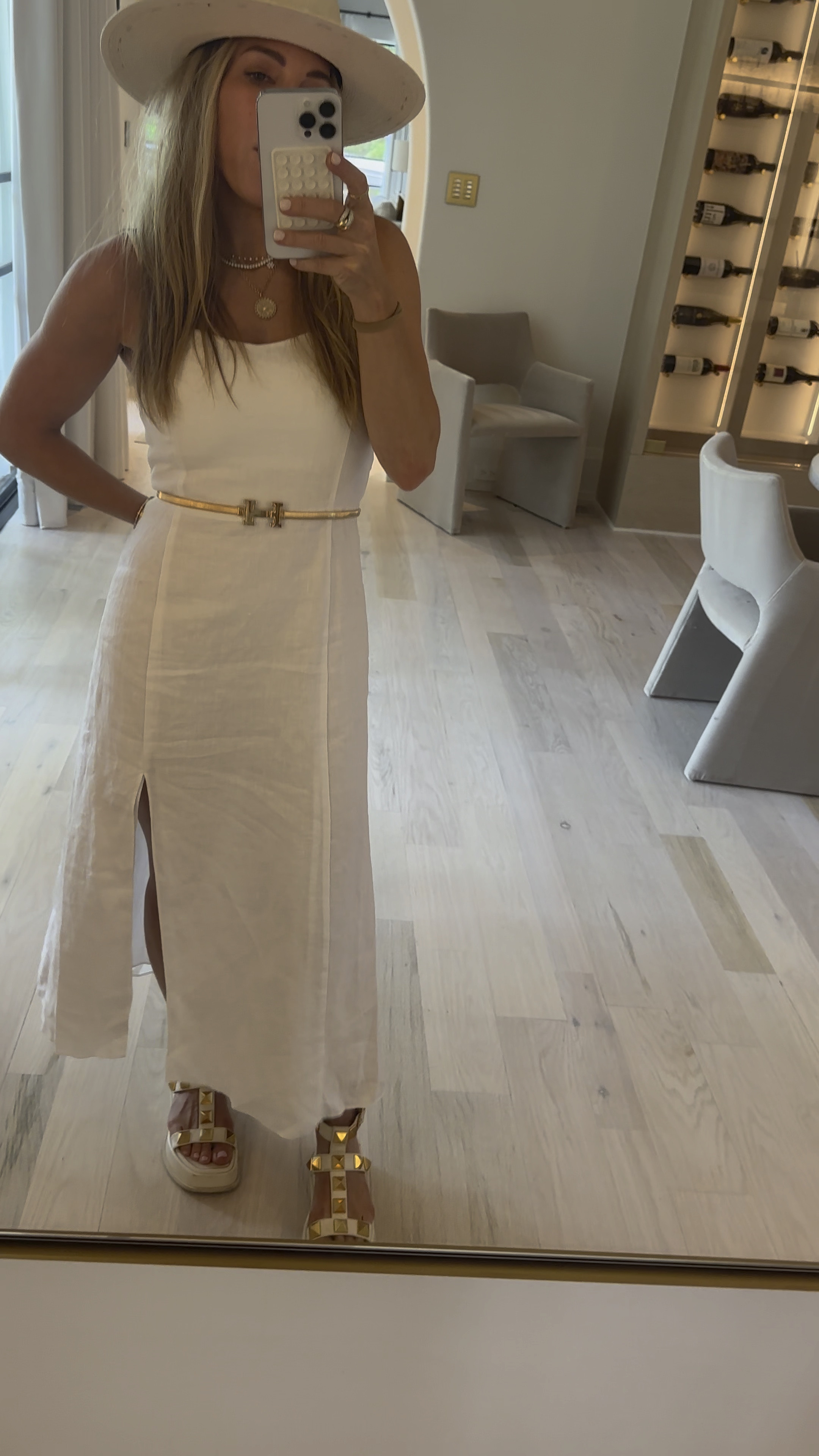 Hey petite girls I just found the perfect linen midi dress for the summer. Comes in black too! And THE BELT IS THE BEST DUPE EVER! 

#LTKStyleTip #LTKFindsUnder50 #LTKFindsUnder100