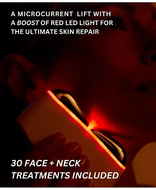 Solaris Laboratories NY Microcurrent and Red Led Light Gua Sha Massager for Face and Neck - Macy'... | Macy's
