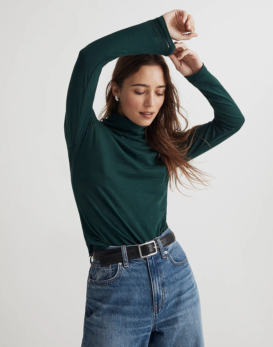Whisper Cotton Turtleneck | Madewell