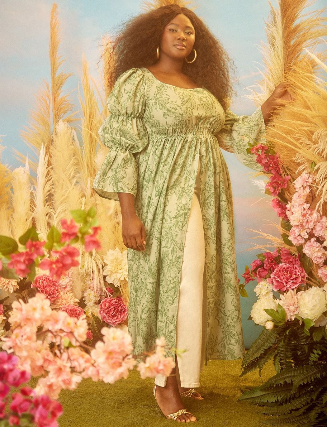 Open Front Maxi Dress | Women's Plus Size Dresses | ELOQUII | Eloquii