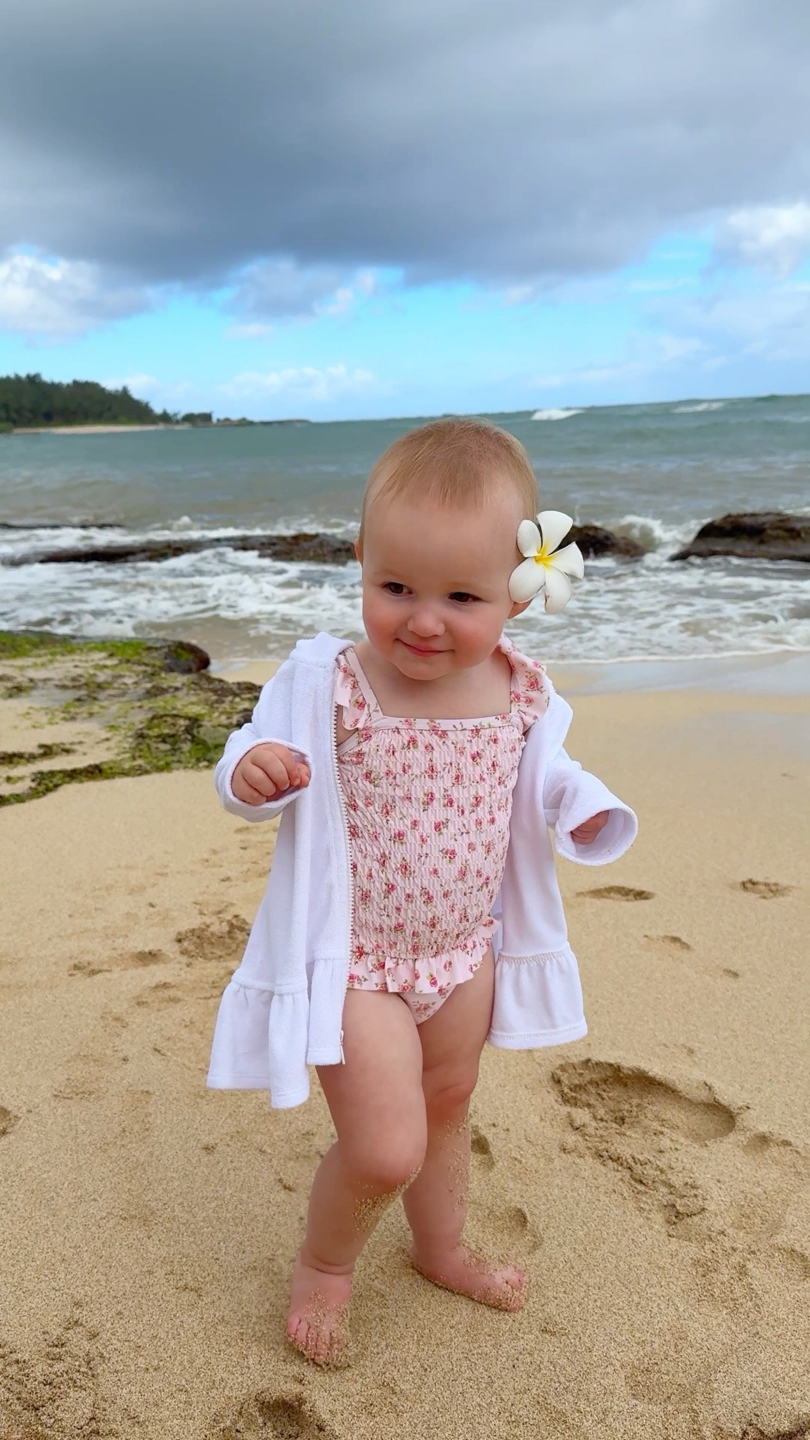 This Amazon swimsuit and coverup for toddler girls / baby girls is darling! The smocking makes it super easy to get on and off!

#LTKmomlife #LTKBaby #LTKKids