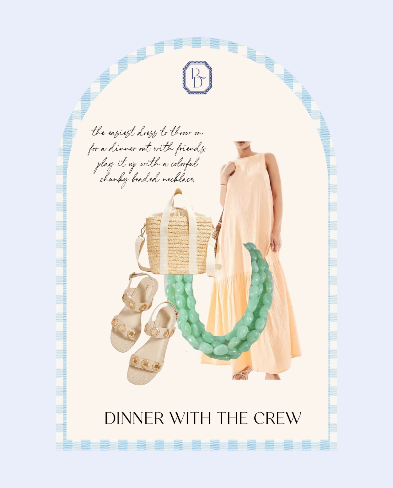 Dinner with the crew. I love how these larroude sandals dress up an affordable dress. Try a chunky necklace for a pop of color. 

Summer dress, vacation outfit, swim, home decor, classic style, preppy style, tuckernuck, Boden, Anthropologie, lake pajamas, striped dress, plaid dress, stripes, plaid, summer style, loeffler Randall,  date night outfit, high low style 


#LTKFindsUnder50 #LTKShoeCrush #LTKStyleTip