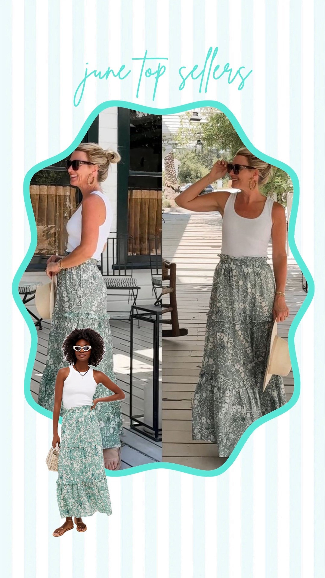 Tiered Floral Skirt | June Top Seller on Hi Sugarplum! #sugarplumstyle #sugarplumfaves #topsellers #mostloved 

#LTKOver40 #LTKSeasonal #LTKStyleTip