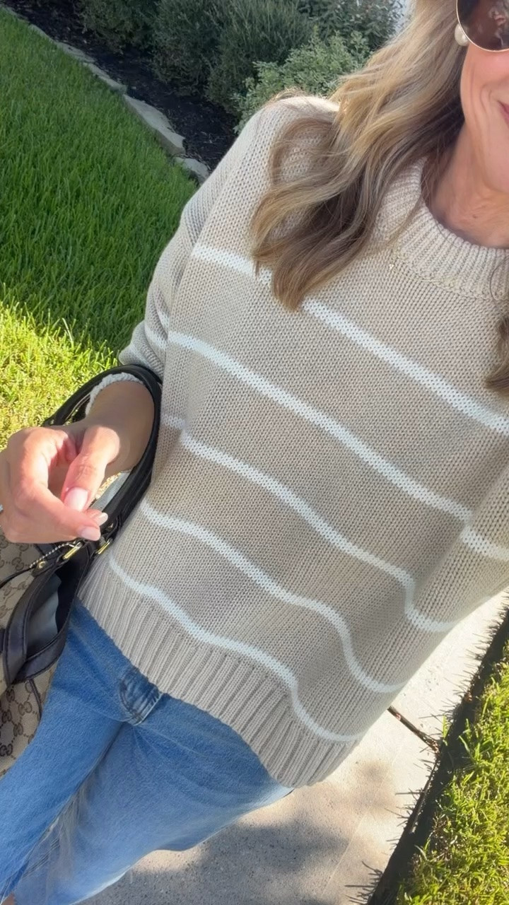 Stripes and denim are one of those fall combinations that always work. This lightweight neutral sweater gives you that cozy fall feel without being too heavy, and I love it with relaxed jeans for an everyday outfit.

striped sweater, neutral sweater, fall sweater, jeans outfit, casual fall outfit, lightweight knit, transitional fall style, everyday fall outfit, women’s fall fashion, neutral fall outfit, fall denim, HauteandHumid

#LTKootd #LTKSeasonal #LTKOver40