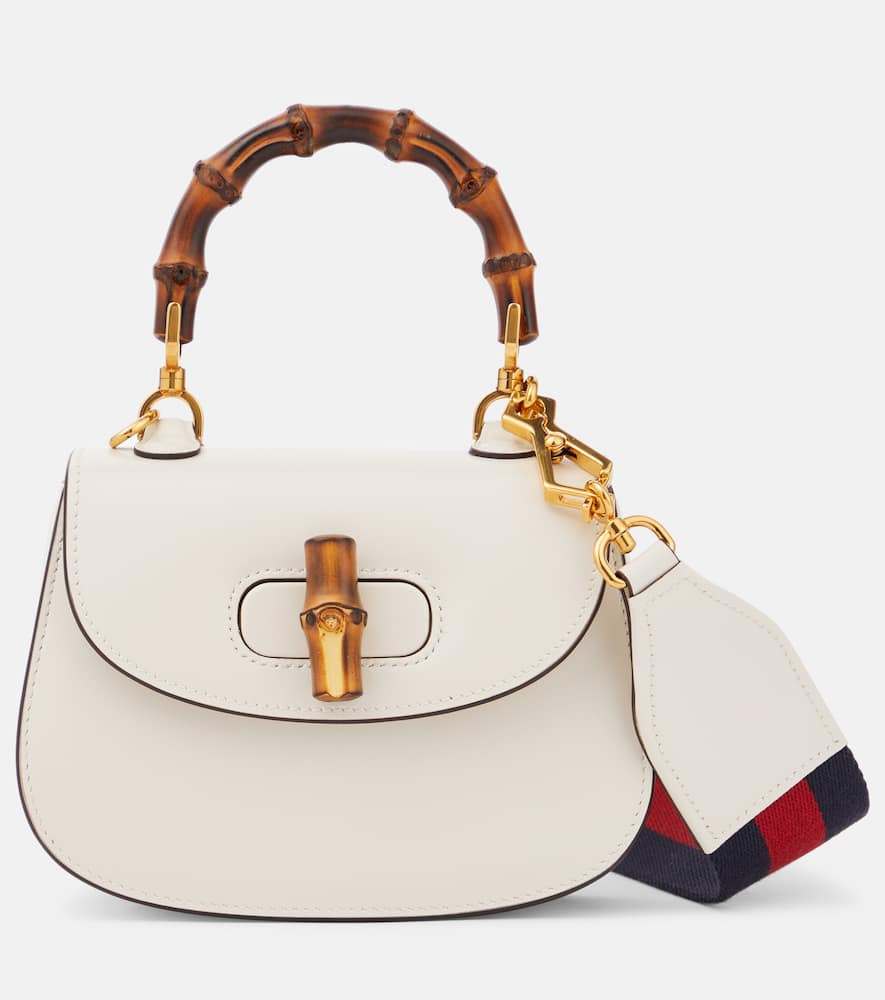 Gucci Gucci Bamboo 1947 Mini leather top-handle bag | Mytheresa (US/CA)