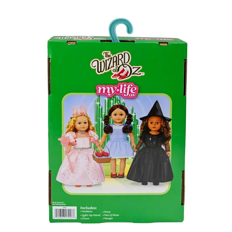 My Life As Wizard of Oz Glinda Good Witch Fashion Set for 18-inch Doll, 6 Pieces Included; Pink C... | Walmart (US)