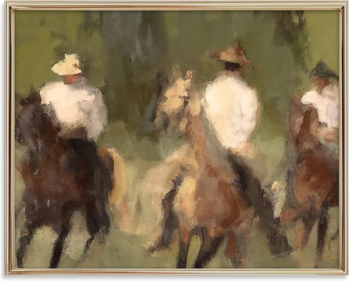 Equestrian Wall Decor - Horse Art Print for Home Decor - Antique Horse Riding Wall Artwork Decora... | Amazon (US)