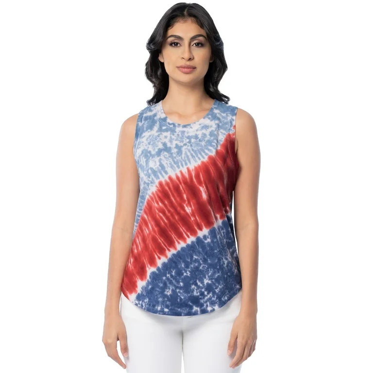 Way To Celebrate Women's Americana Graphic Muscle Tank, Sizes S - XXXL | Walmart (US)