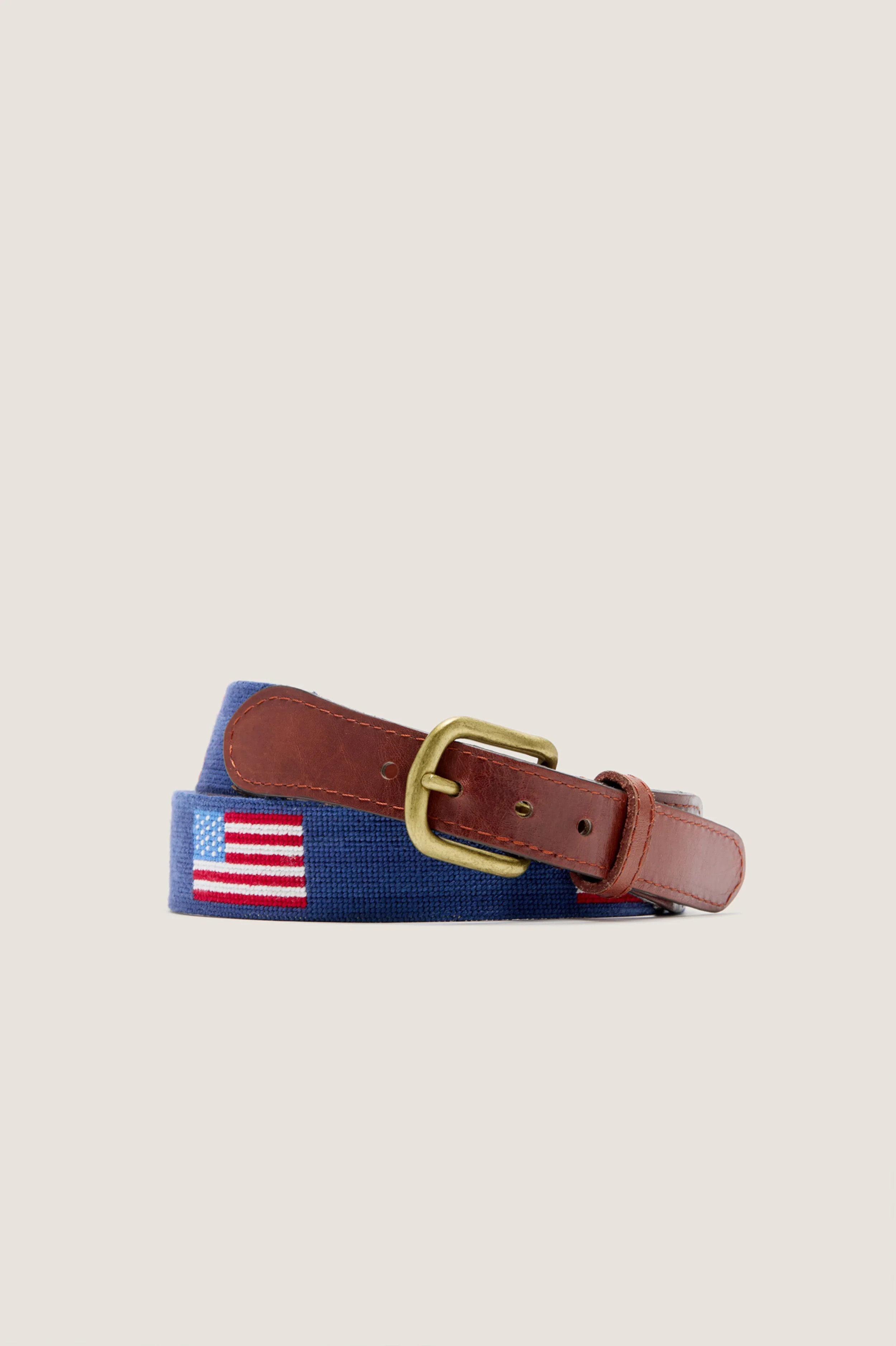 American Flag Needlepoint Belt | Tuckernuck (US)