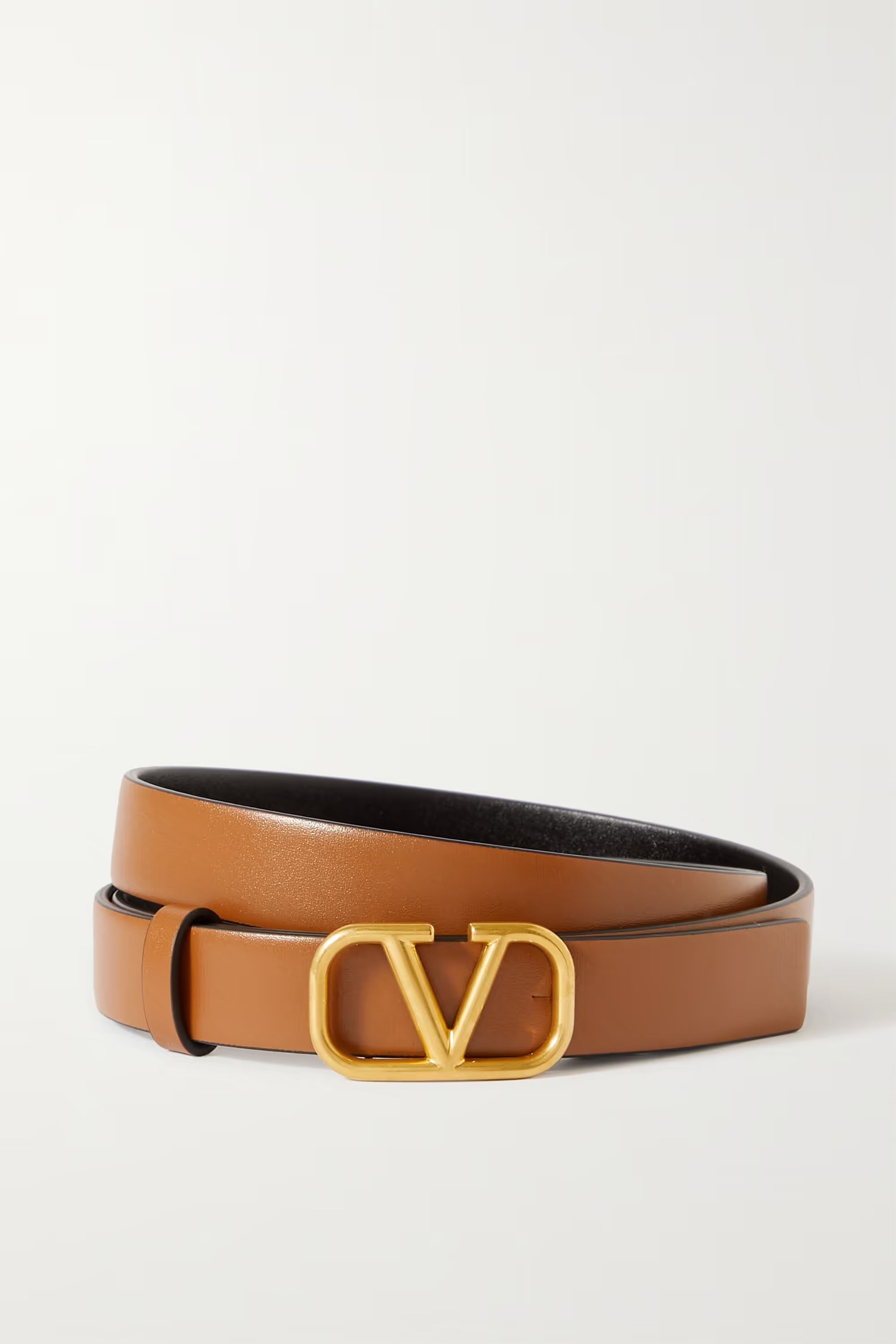 VALENTINOValentino Garavani VLOGO reversible leather belt | NET-A-PORTER (US)
