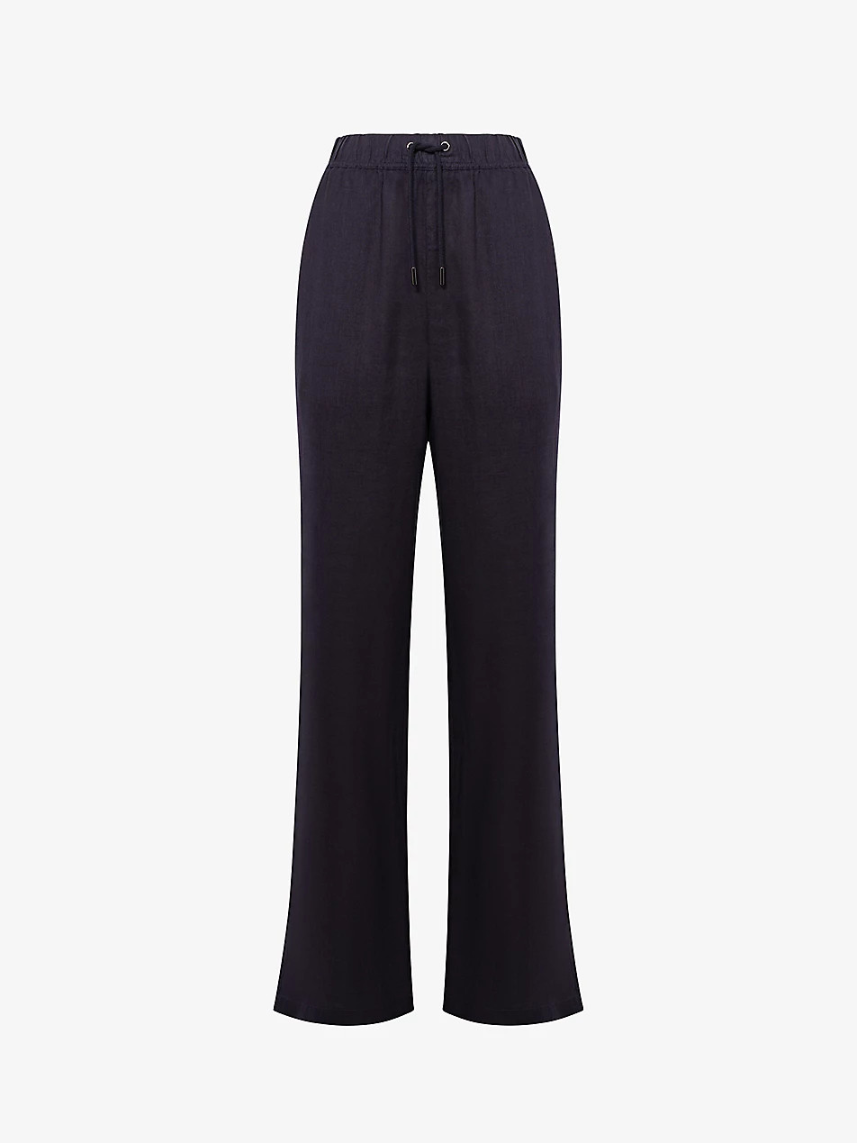 Cleo wide-leg linen trousers | Selfridges