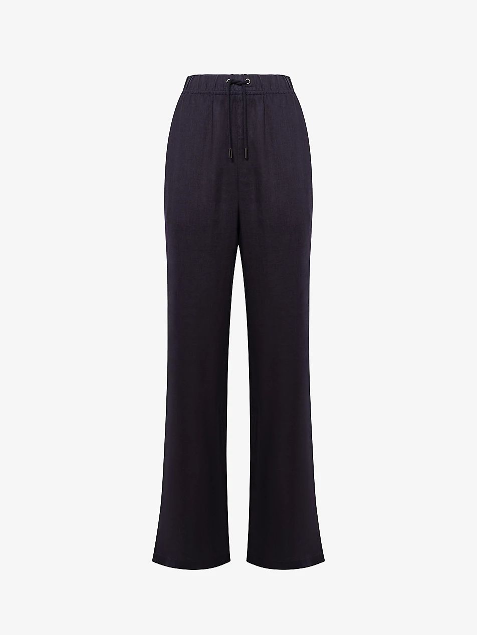 Cleo wide-leg linen trousers | Selfridges