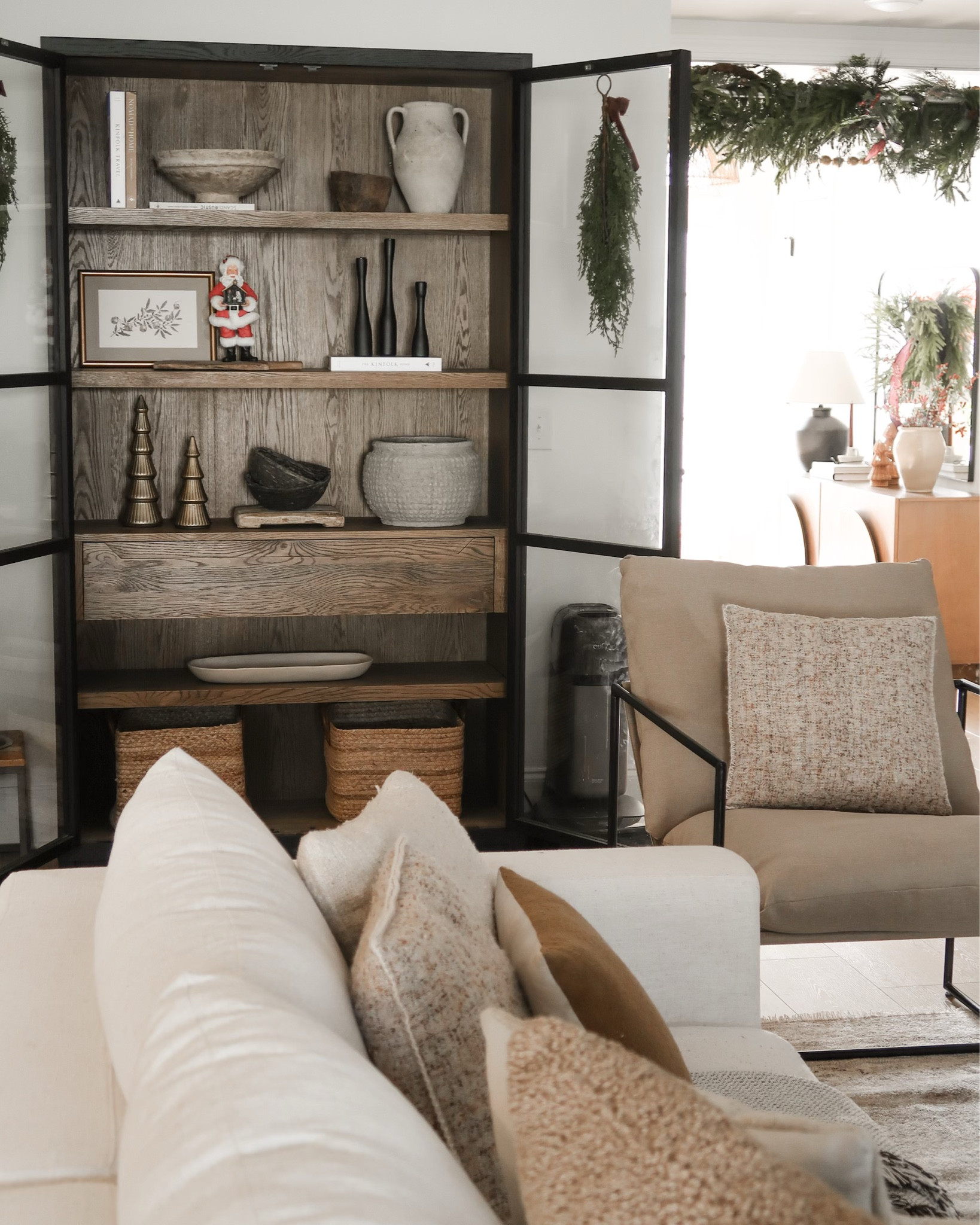 My curio cabinet styled for Christmas 🌲❤️ I loveee styling my cabinet for the different seasons but I think Christmas may be my fav 🥹

Some of these items are from an antique store, but I have linked similar options for you!!

Organic modern home, Christmas styling, Christmas home styling, organic modern home at Christmas, curio cabinet styling, Christmas styling, Christmas decor. 

#LTKHome #LTKSeasonal #LTKHoliday