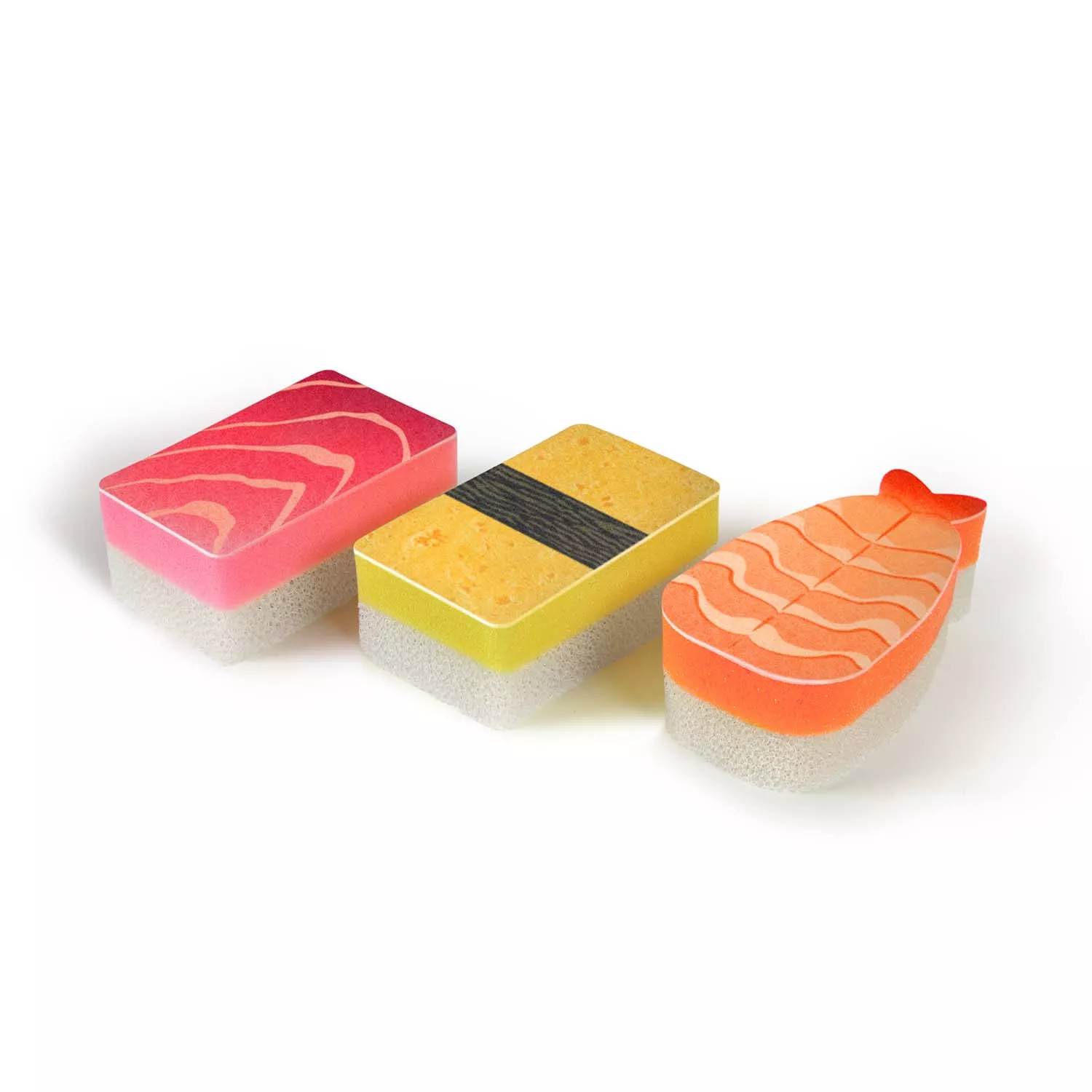Fred Wasabi Sushi Sponges, Set of 3 | Sur La Table