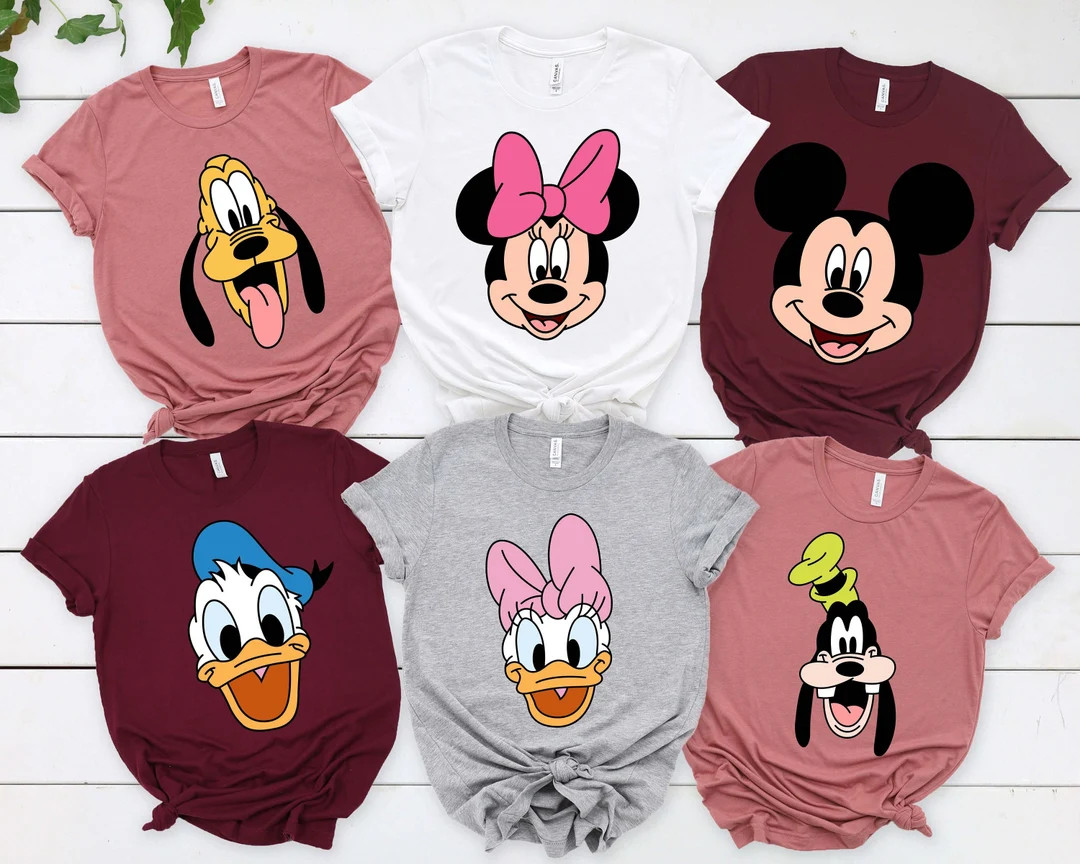 Disney Shirts Custom Disney Family Shirts Personalized Disney World Mickey Minnie Donald Daisy Go... | Etsy (US)