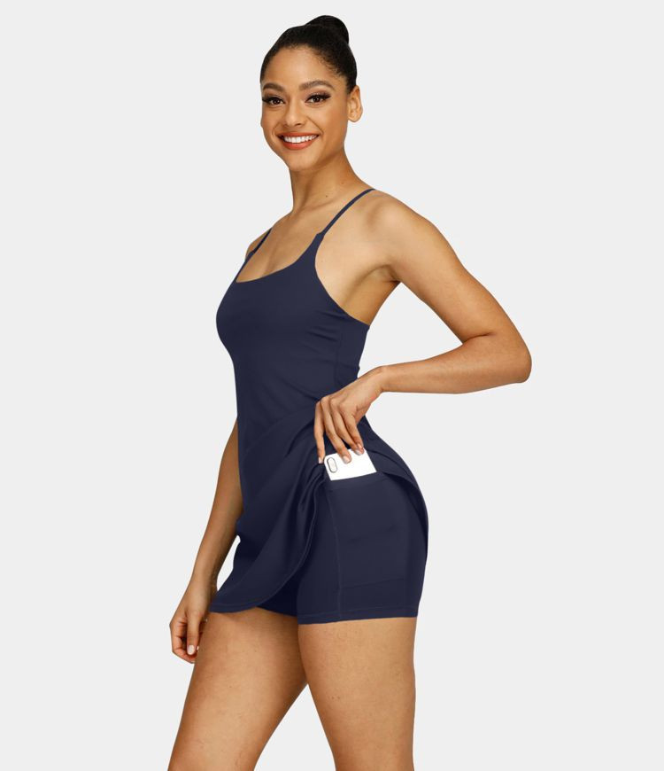 Women’s Softlyzero™ Plush Backless Active Dress - Halara | HALARA