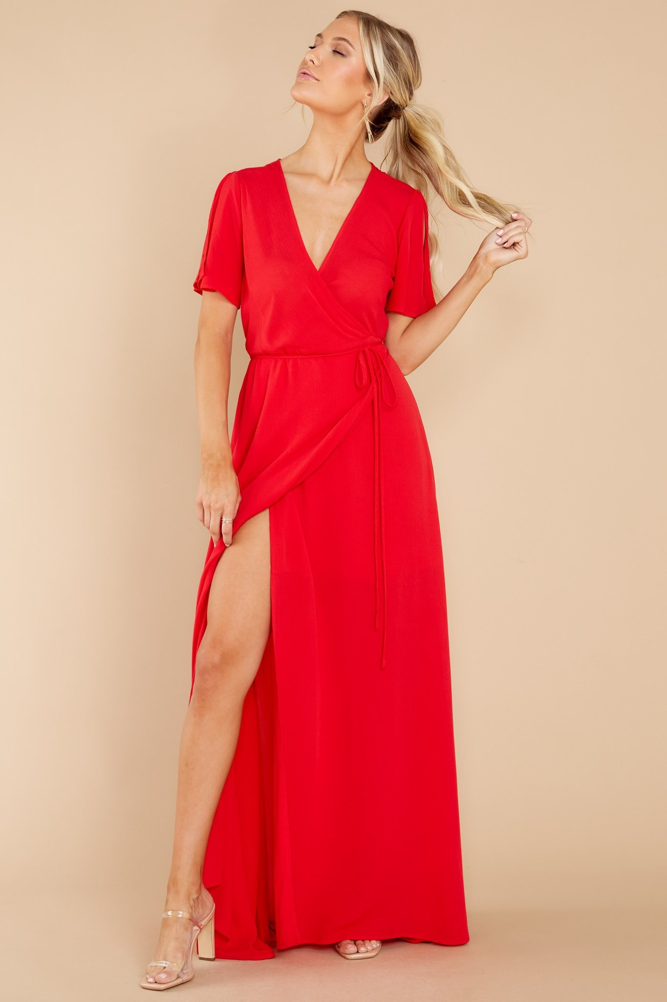 Sophisticated Style Red Maxi Dress | Red Dress 