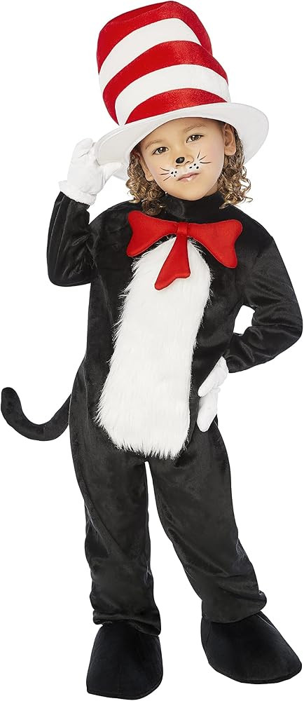 Dr. Suess Toddler Cat in the Hat Costume | Officially Licensed | Group Costume | Classic Storyboo... | Amazon (US)
