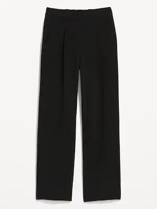 Extra High-Waisted Pleated Taylor Wide-Leg Trouser Suit Pants for Women | Old Navy (CA)