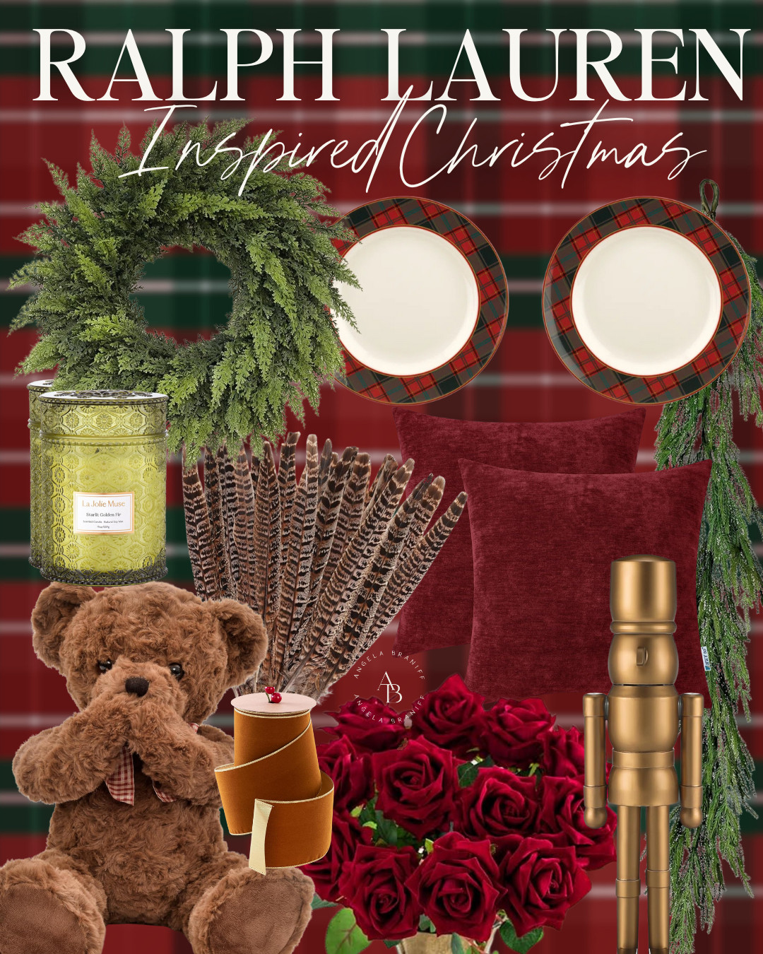 Channel the timeless charm of a Ralph Lauren Christmas with these curated décor finds!
#RalphLaurenChristmas #HolidayDecorTrend #TartanChristmasDecor #ClassicChristmasStyle #amazonfinds #AmazonHomeFinds #AmazonChristmasDecor #LTKHoliday 

 #LTKHoliday #LTKHome #LTKFindsUnder50