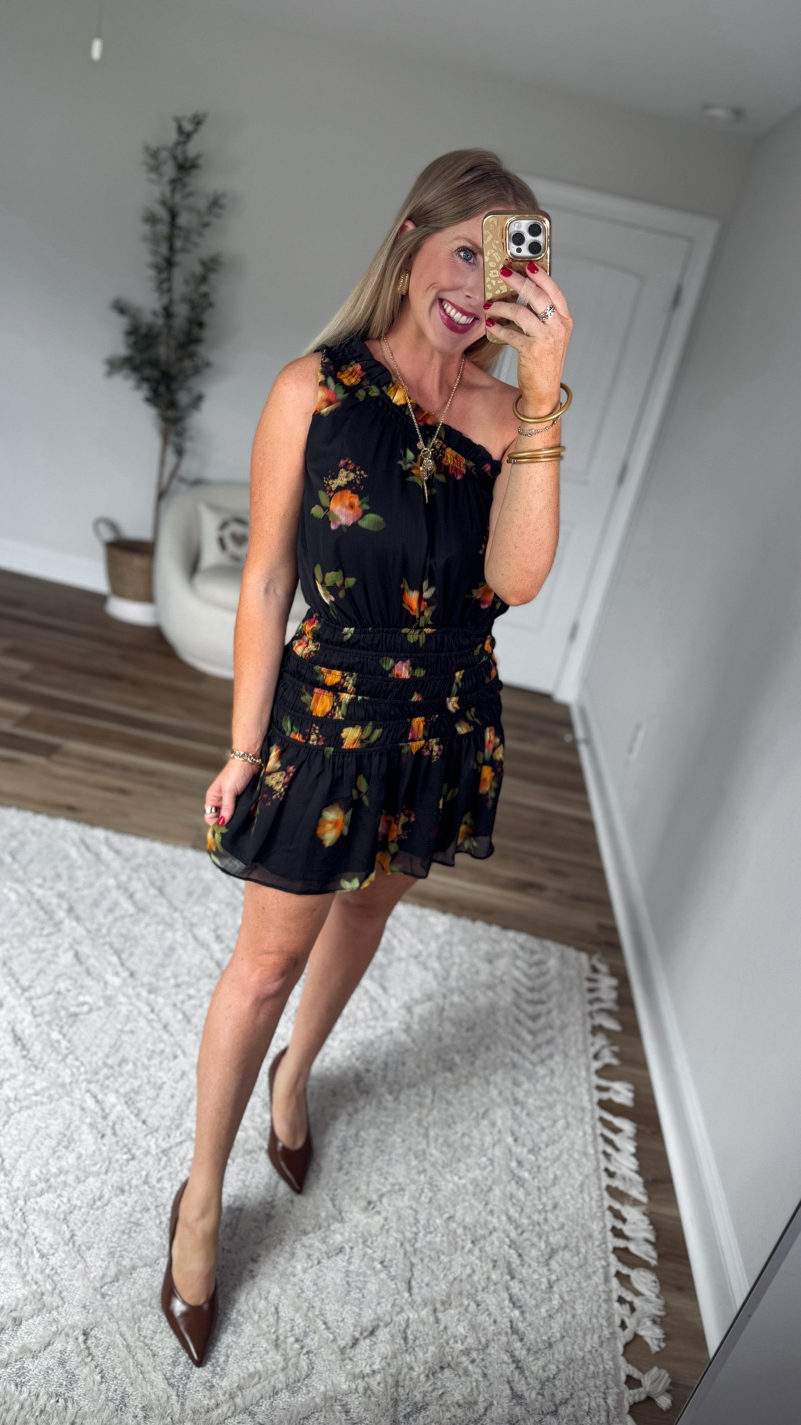 Weekend Walmart Wins try-on
One shoulder floral dress- small

#LTKootd