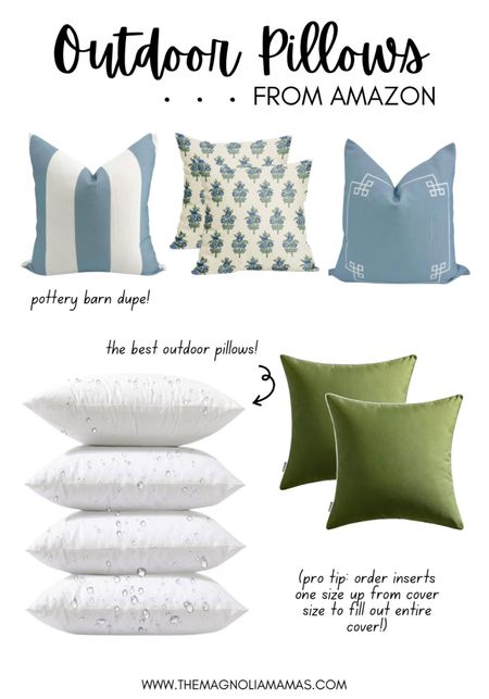 Great quality outdoor pillow covers! 

#LTKstyletip #LTKfindsunder50 #LTKhome