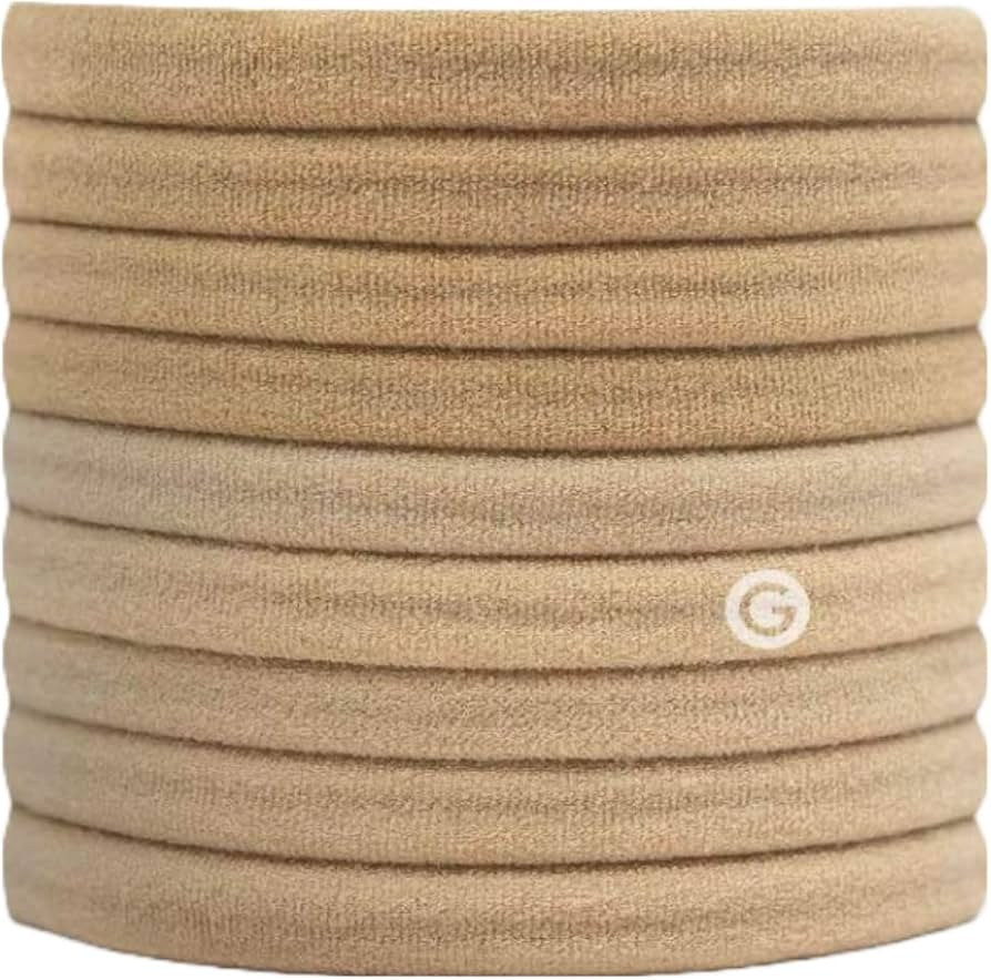 Gimme Beauty - Fine Hair Ties - Blondie - Seamless, No Break Microfiber Elastic Hair Ties - Firm ... | Amazon (US)