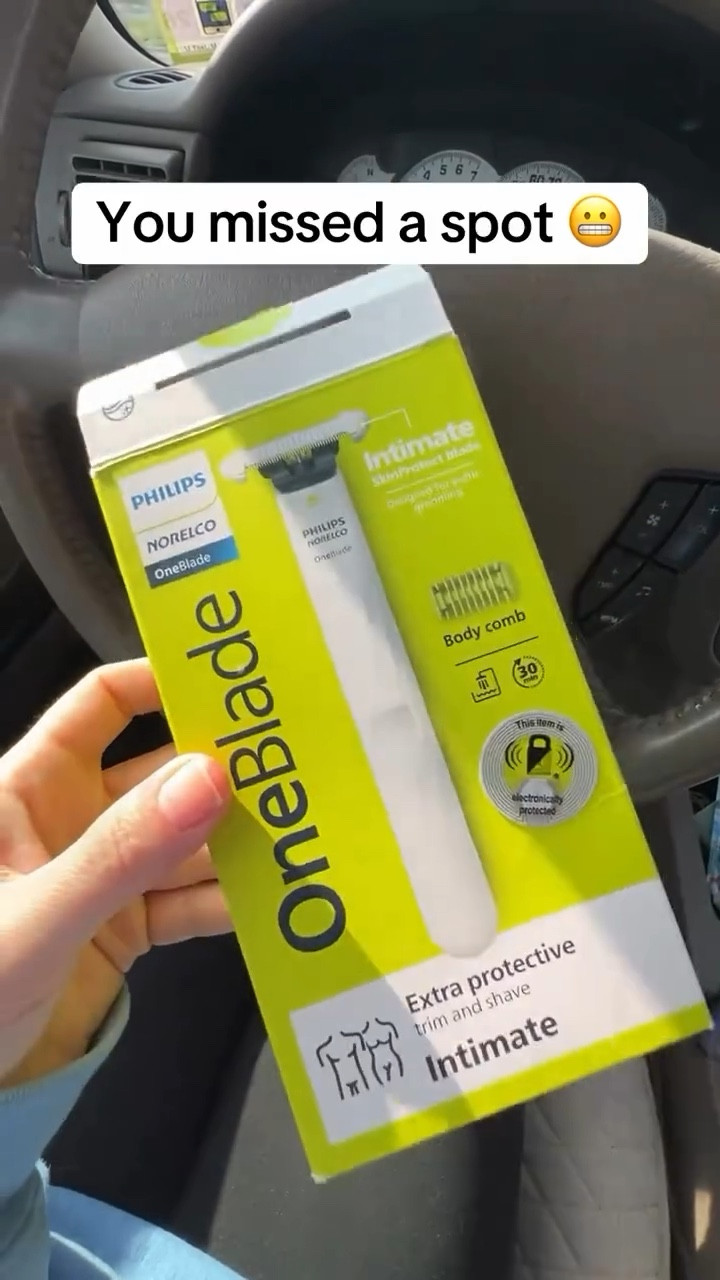 🪒Summer-ready skin without the irritation 🙌 The Philips Norelco OneBlade Intimate Shaver gives a smooth, gentle shave with no razor burn or ingrowns. Waterproof, rechargeable, and perfect for travel. Toss it in your pool or beach bag.

#shavingroutine #summerready #beautyhacks #bikiniready 
#selfcareforme

Philips Norelco OneBlade intimate shaver for women
best electric shaver for sensitive areas no razor burn
waterproof rechargeable intimate trimmer for travel
gentle bikini line shaver no ingrown hairs
easy hair removal solution for busy moms
safe electric razor for sensitive skin women
summer grooming essentials for women 30+
compact shaver for beach bag and travel

#LTKselfcare #LTKgrwm #LTKmomlife